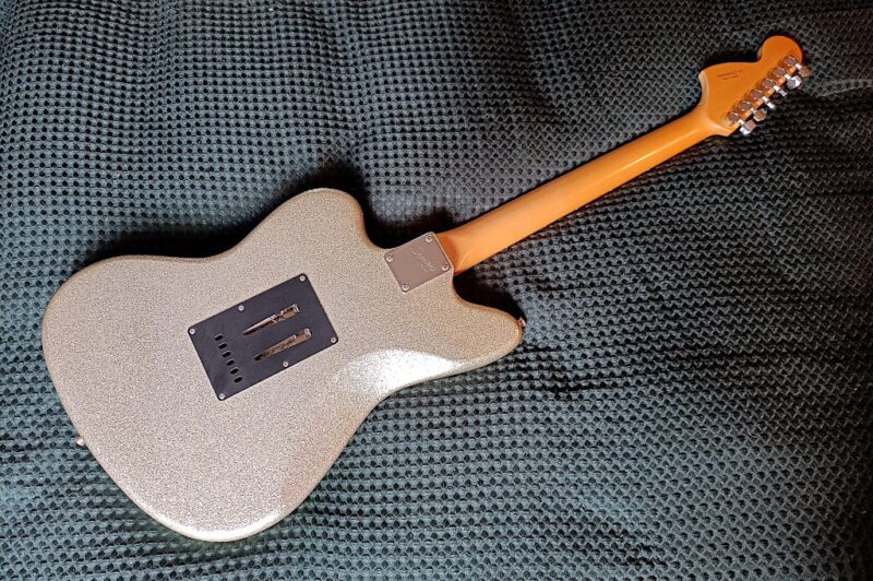 2000 Silver Sparkle Squier Jagmaster - Image 4